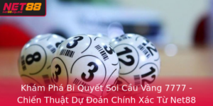 Kham Pha Bi Quyet Soi Cau Vang 7777 Chien Thuat Du Oan Chinh Xac Tu Net88